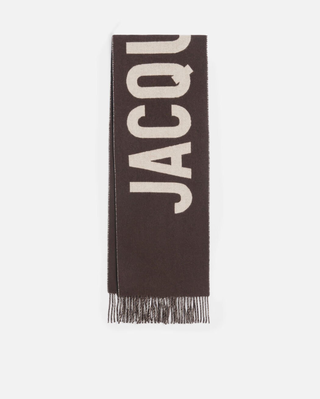JACQUEMUS SCARF BROWN