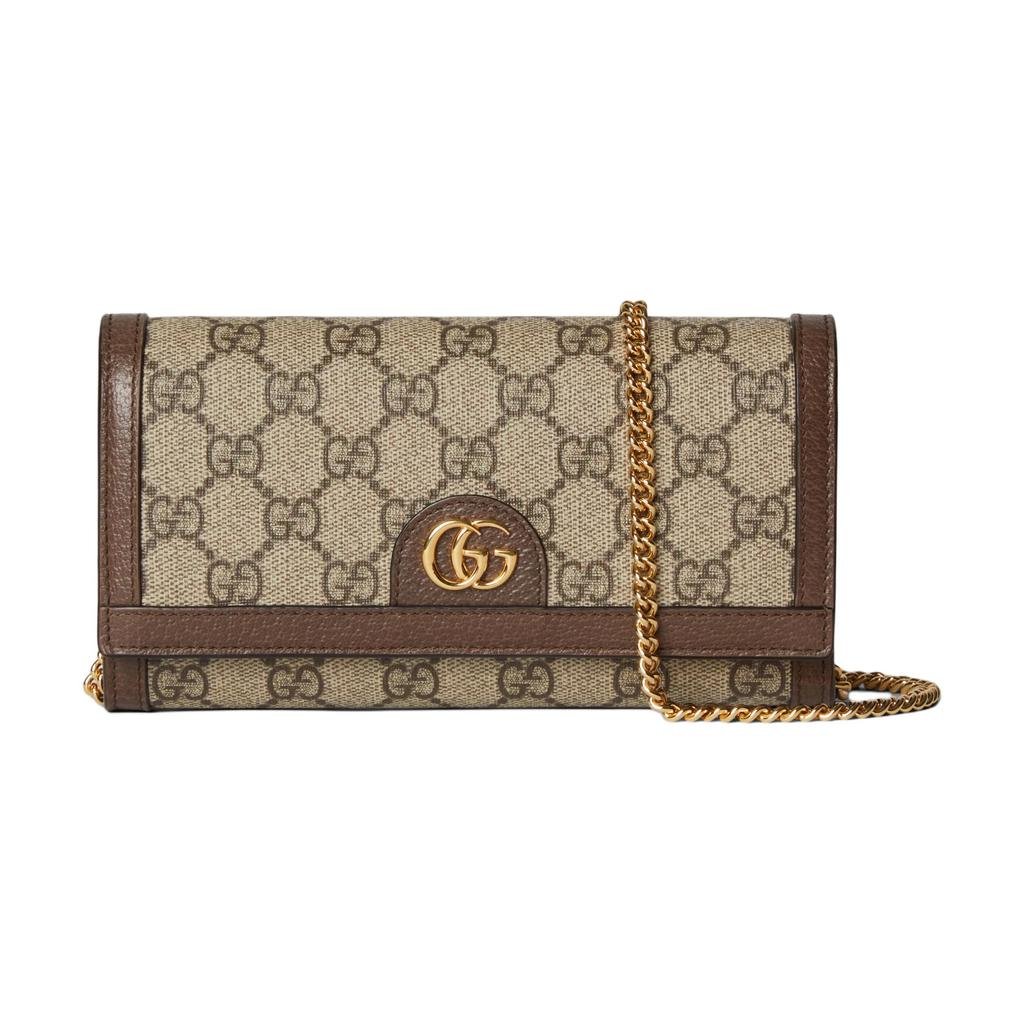 GUCCI WALLET ON CHAIN GG CANVAS
