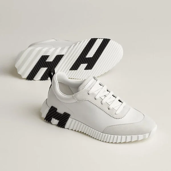 HERMES BOUNCING SNEAKER LEATHER WHITE