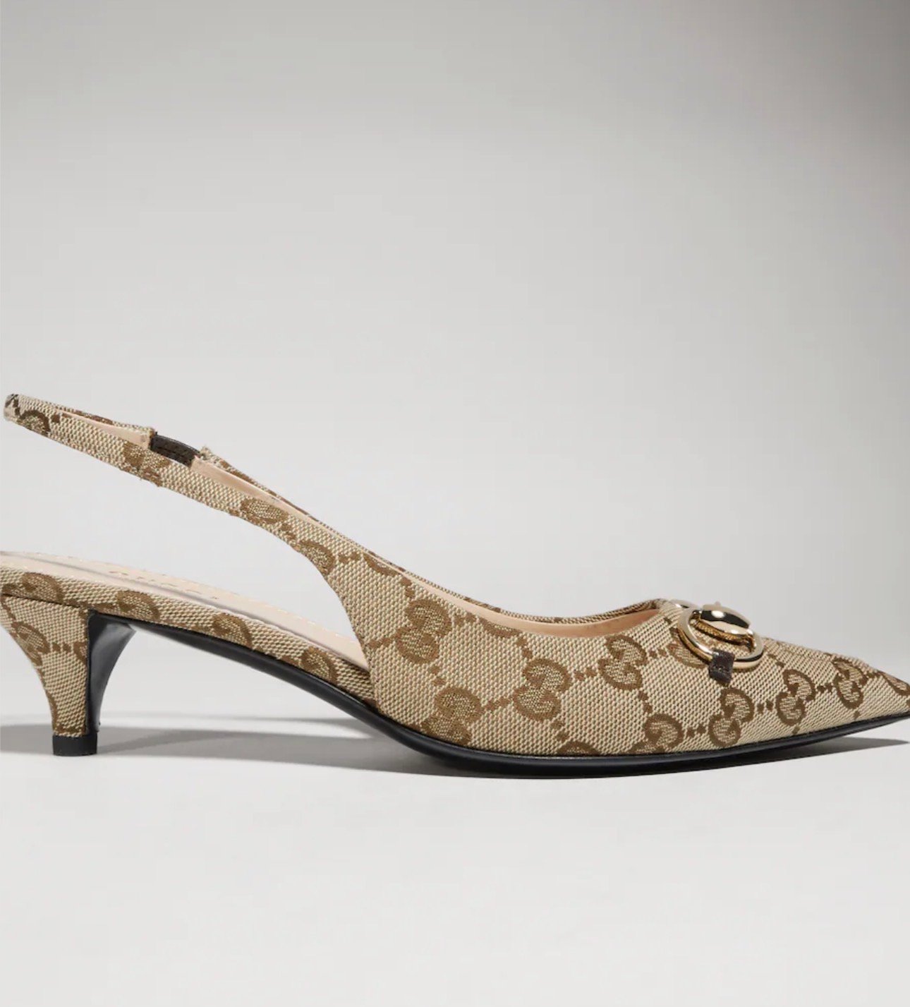 GUCCI HORSEBIT SLINGBACK PUMP 45MM