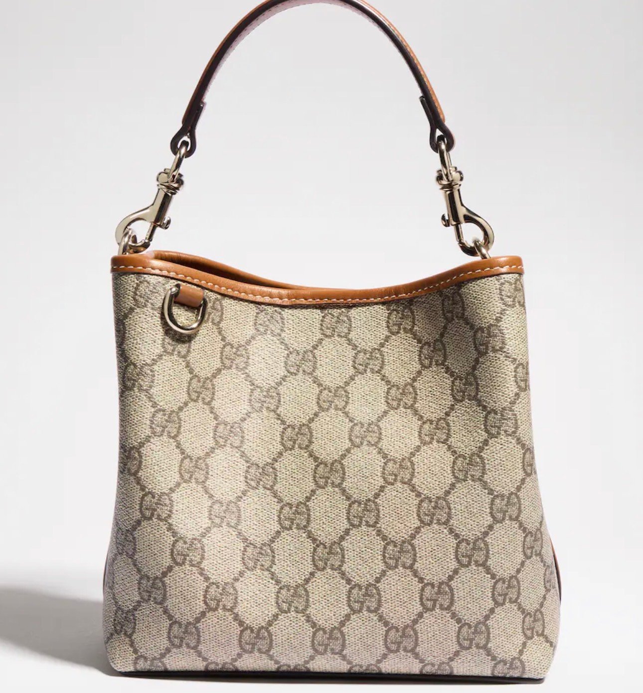 GG EMBLEM SMALL BUCKET BAG