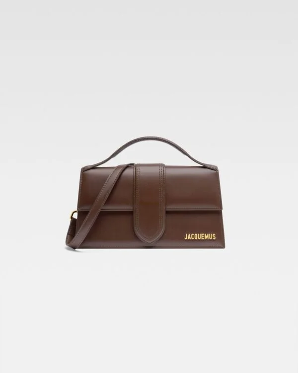 JACQUEMUS LARGE BAMBINO COFFEE