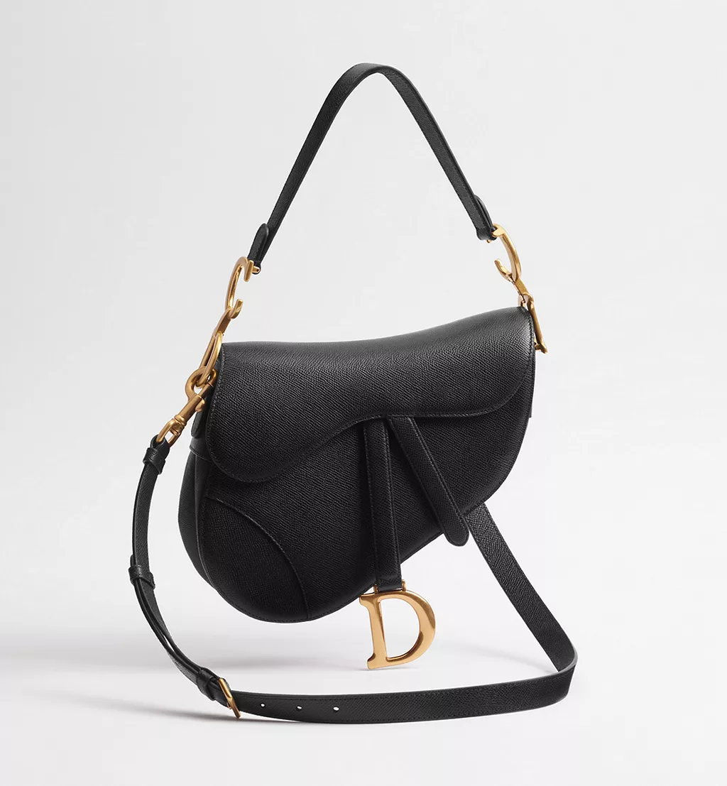 DIOR SADDLE BAG BLACK