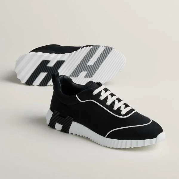 HERMES BOUNCING SNEAKER BLACK WHITE LINE
