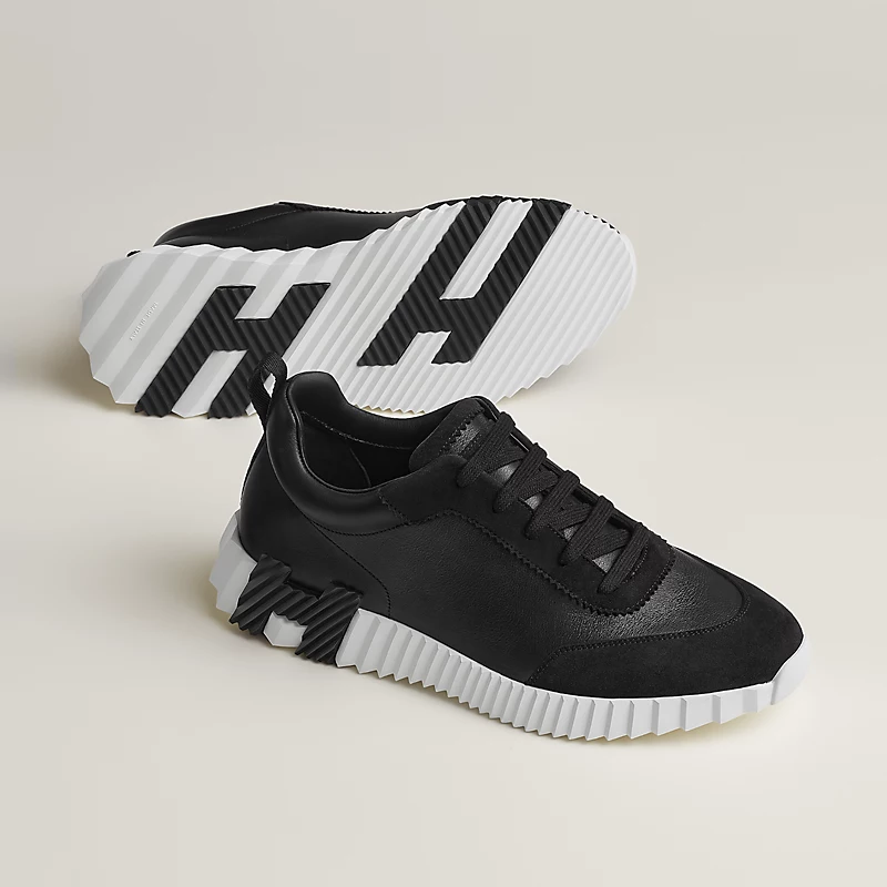 HERMES BOUNCING LEATHER BLACK