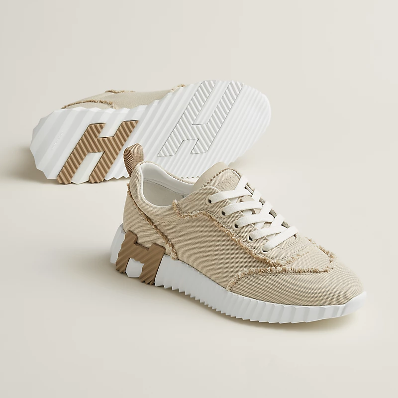 HERMES BOUNCING SNEAKER BEIGE GLAISE