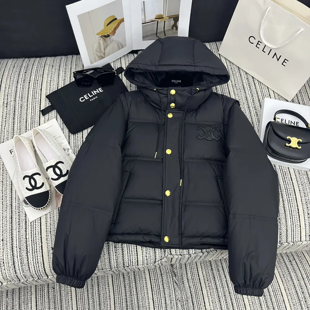 CELINE PUFFER JACKET BLACK